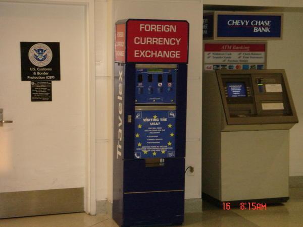Automatic money exchanger and cash dispenser ATM