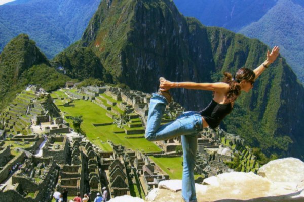Yoga at  Machu Picchu