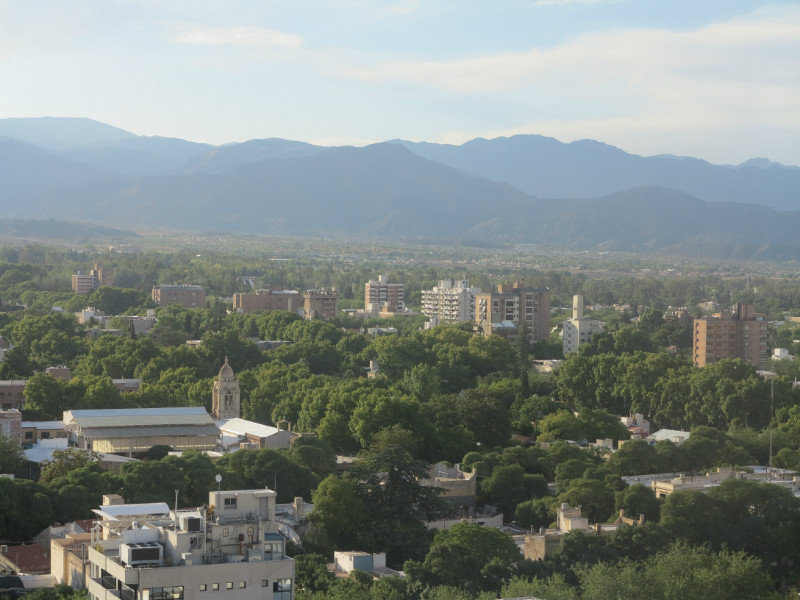 Mendoza from my hotel rooftop