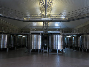 Salentein fermentation tanks