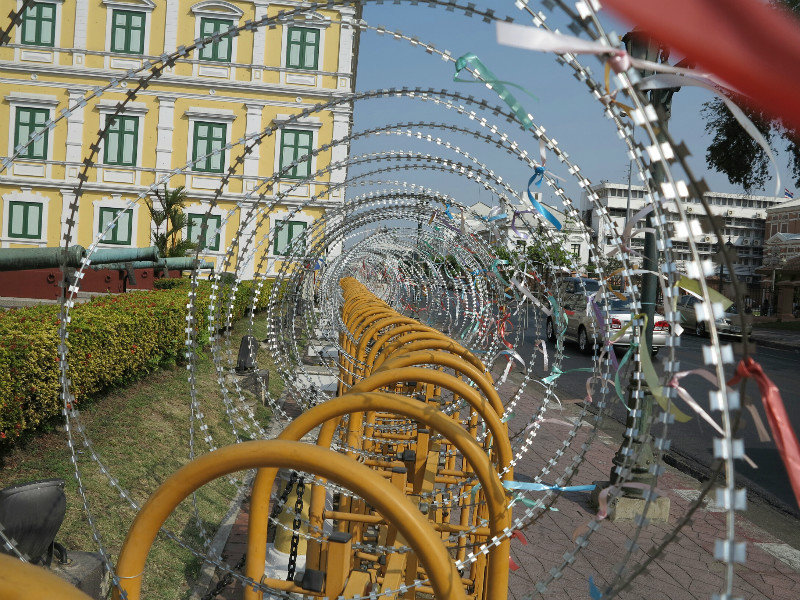 Ugly beauty of razor wire