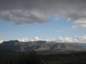 Udsigt over Lesotho