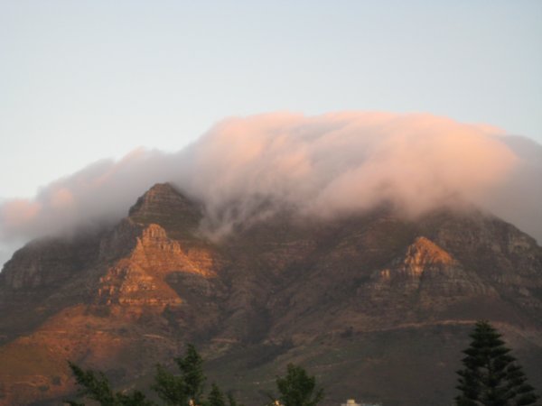 Table Mountain i skydække