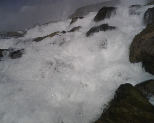 The bottom of the American Falls