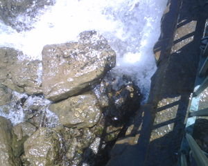 How close we were to the rapids!