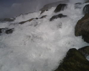 The bottom of the American Falls