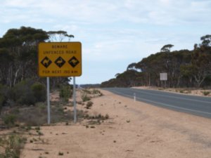 Wildlife Signs on the Eyre Highway