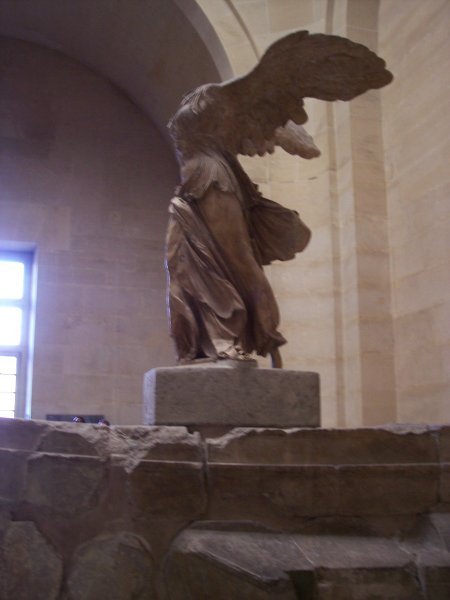 the winged victory of samothrace