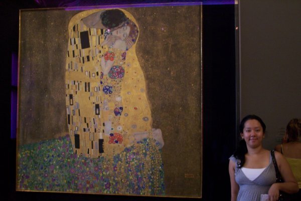 me..  and The Kiss!!!  by gustav klimt