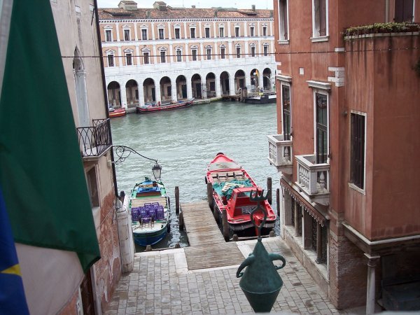 the view from my hotel once, during a stay in venice