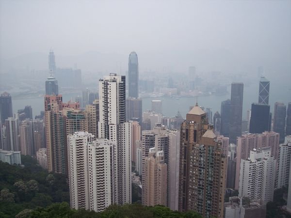 the view from The Peak