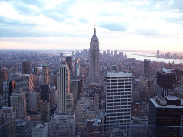the view from the top of the rock