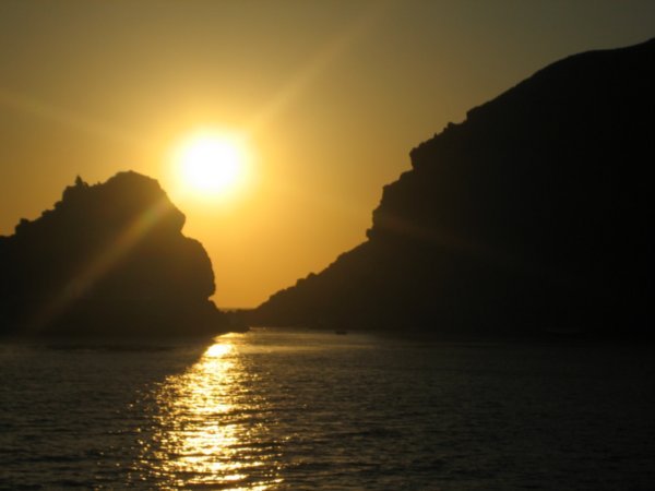 A Santorini Sunset