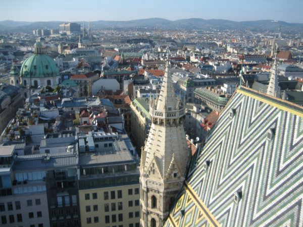 View from the South Tower of St. Stephan's