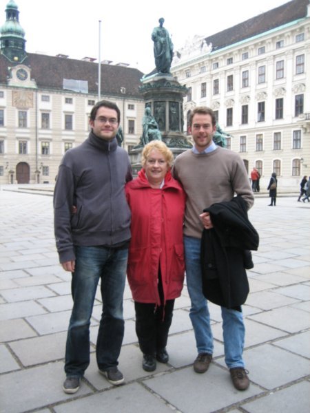 Outside the Habsburg Palace