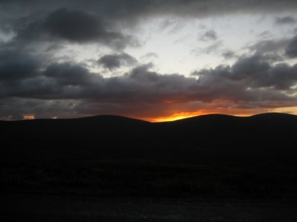 Wicklow Mountains at Sunset