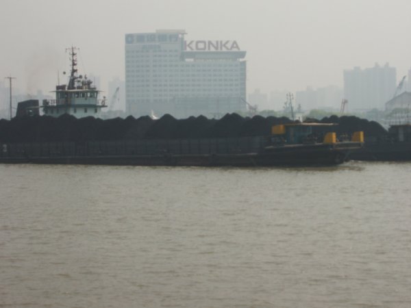 Coal barge