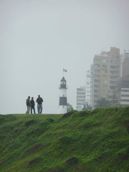 A misty day in Lima...