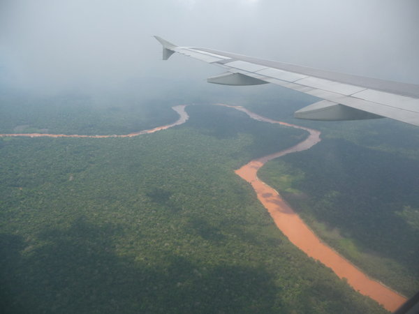 The Amazon from a high....
