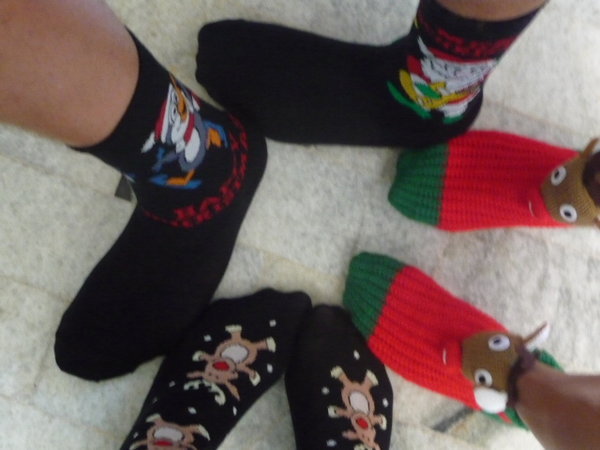 Christmas socks...Thank you Mum Cooke x 