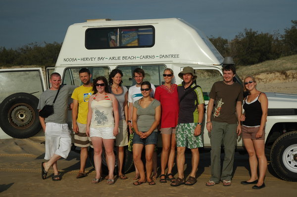 Our little group on Fraser Island
