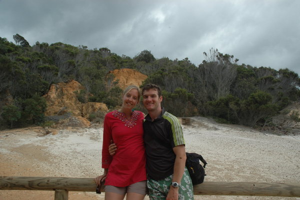 Nick & Jen on Fraser Island