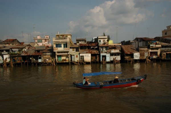 Vietnamese riverside town