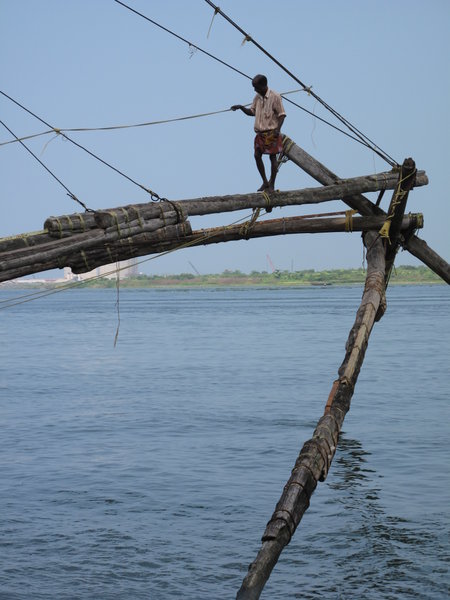 Chinese fishing net, Cochin