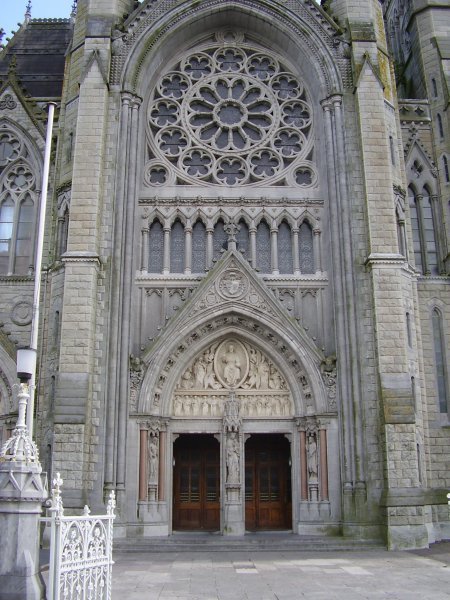 Facade of St. Colman's Cathedral