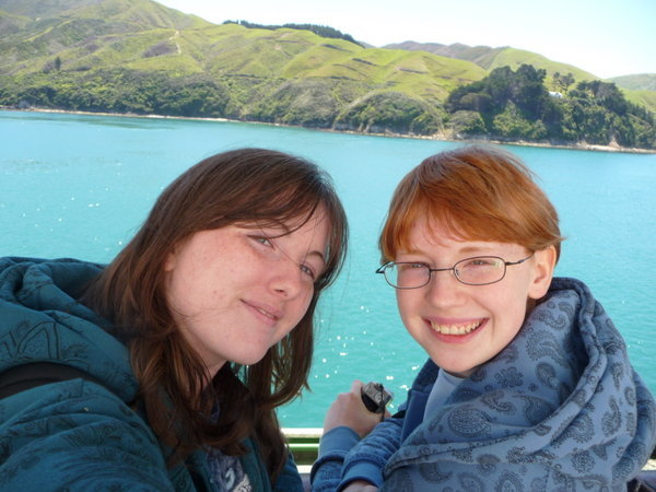 Us on the ferry