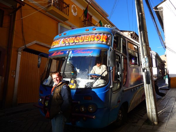 Heading to titicaca aboard the 'conqueror'