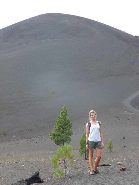 at the base of cinder cone-