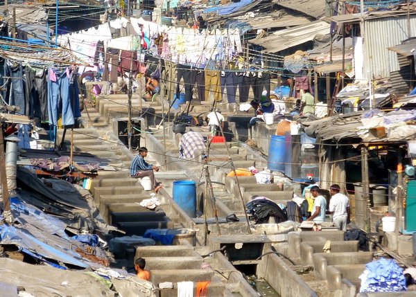 Dhobi Ghat - where all the washing in Mumbai is done by the dhobis