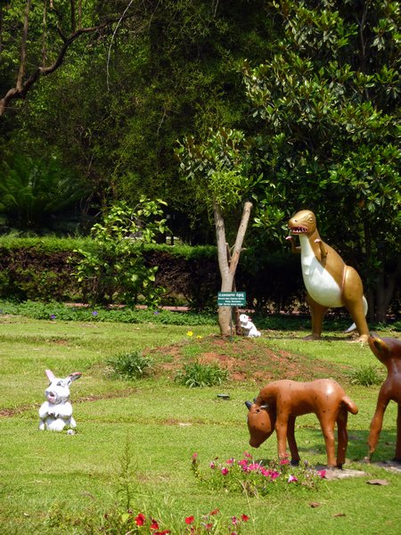 Scary tableau in Bangalore gardens