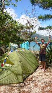 Camping on Hook Island
