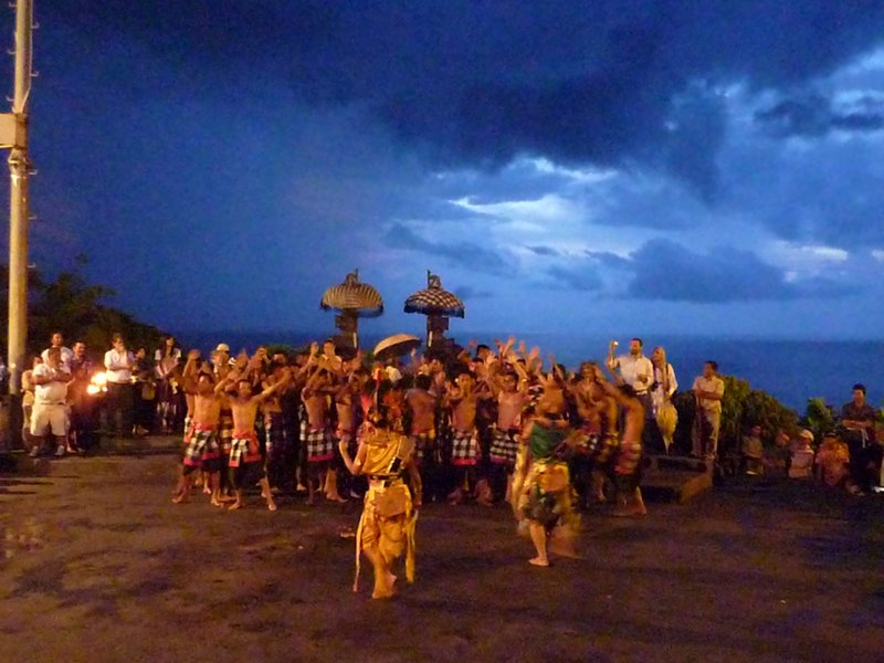 The spectacular Kecak dance at Uluwatu