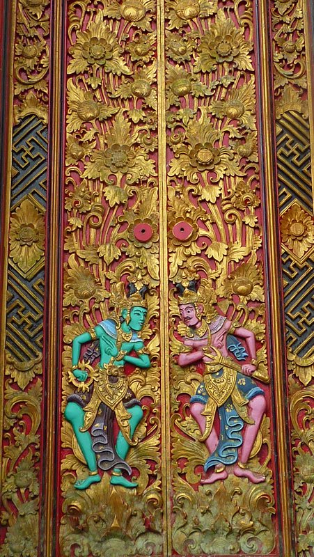 Intricate Balinese decor