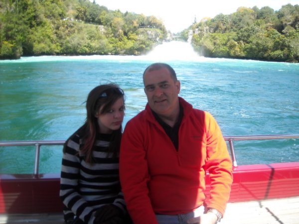 Huka Falls from the boat
