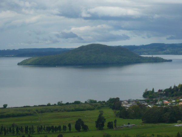 Mokoia Island on Lake Rotorua