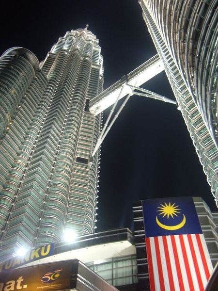 Twin Towers at Night