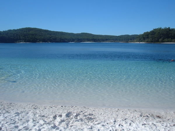 The famous Lake McKenzie