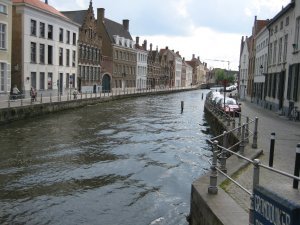 Typical Bruges Canal
