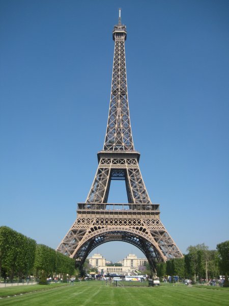 The classic image of the Eiffel Tower