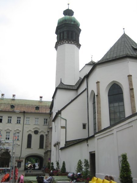 The church in the old town of Feldkirch