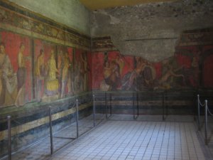 Vivid art in Pompeii
