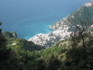 Positano from above 