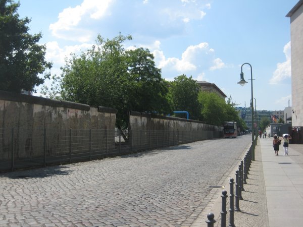 What remains of the Berlin wall