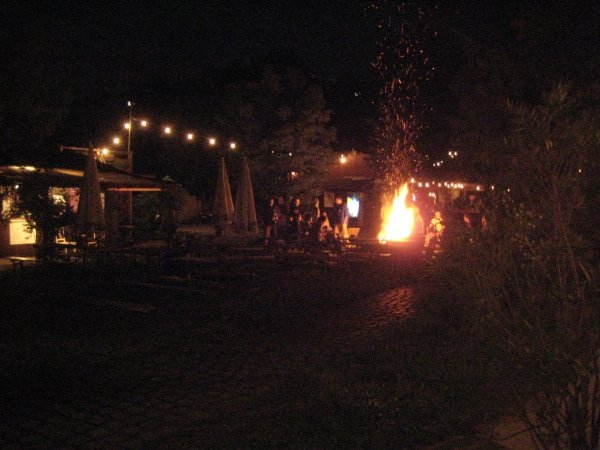 Bonfire at camp