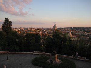 The Sun Sets Over Rome