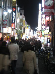 Busy Shibuya Saturday Night